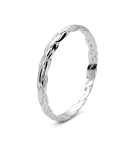 Small Knot Silver Ring NSR-829